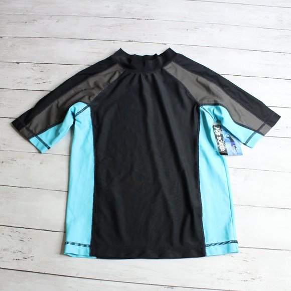 Joe Boxer Boy's Rash Guard Swim Shirt Size M 10 12 UPF 50 Sun Protection - Picture 3 of 7